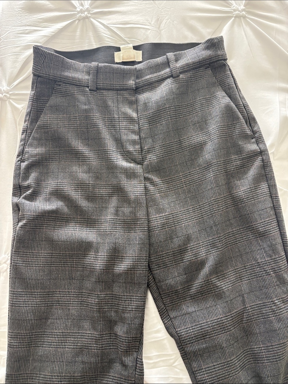 Women’s Gray Plaid Dress pants